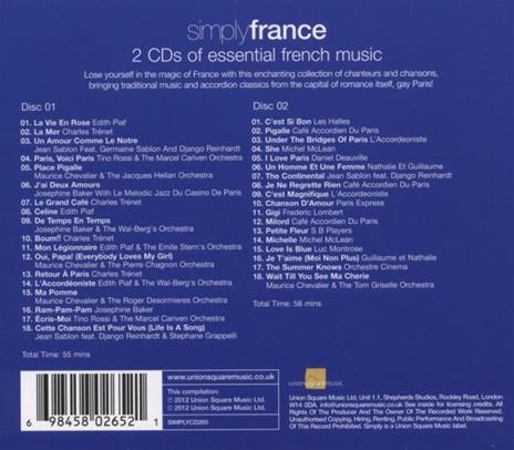 Simply France - CD Audio - 2