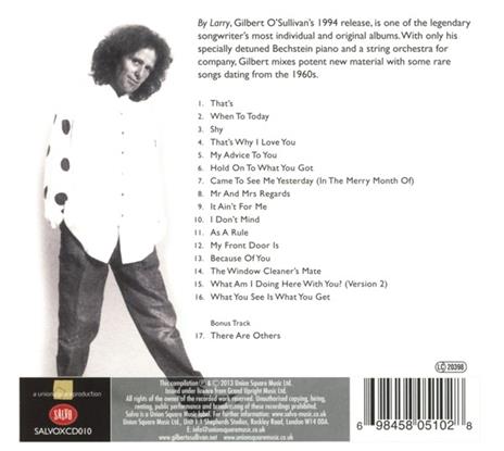 By Larry - CD Audio di Gilbert O'Sullivan - 2