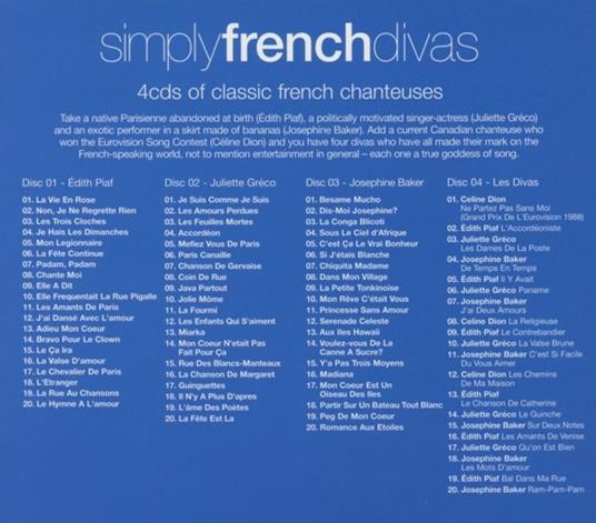 Simply French Divas - CD Audio - 2