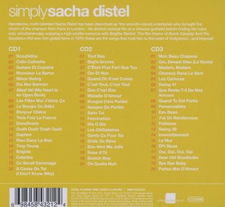 Simply Sacha Distel - CD Audio di Sacha Distel - 2