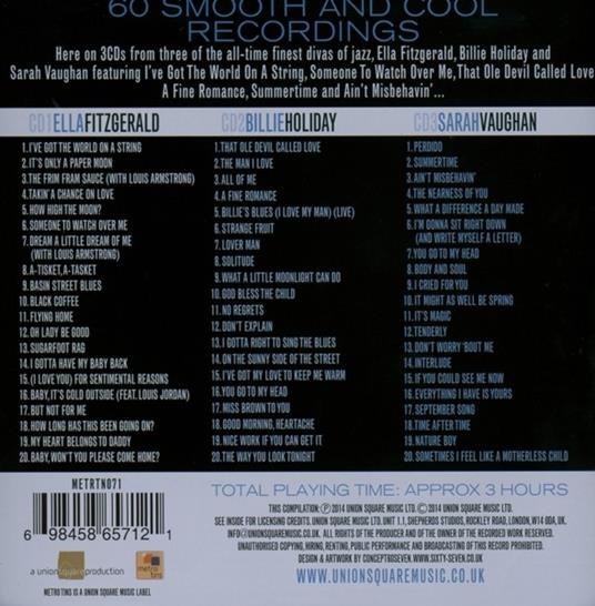 Jazz Divas - CD Audio di Ella Fitzgerald,Billie Holiday,Sarah Vaughan - 2