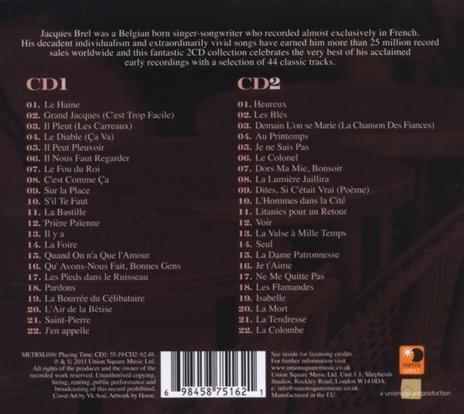 Ne me quitte pas - CD Audio di Jacques Brel - 2