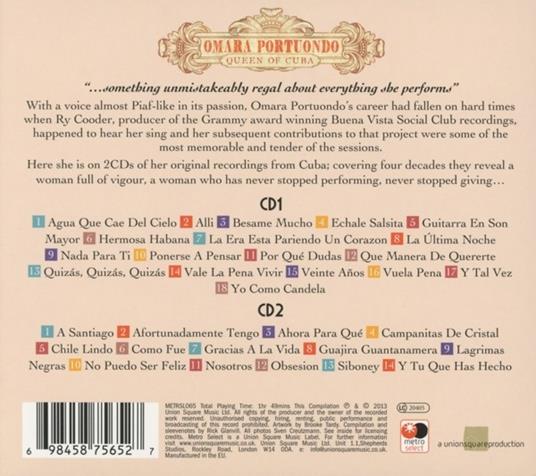 Queen of Cuba - CD Audio di Omara Portuondo - 2