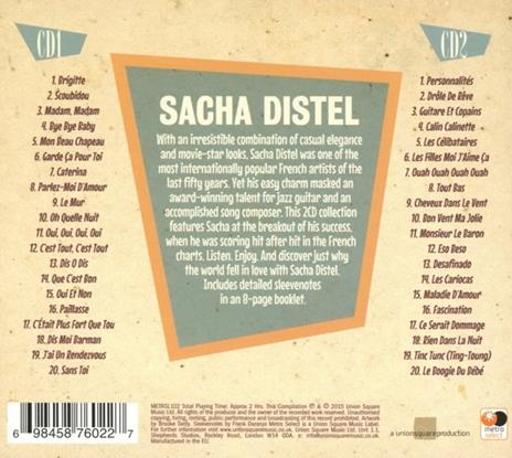 The Very Best of - CD Audio di Sacha Distel - 2