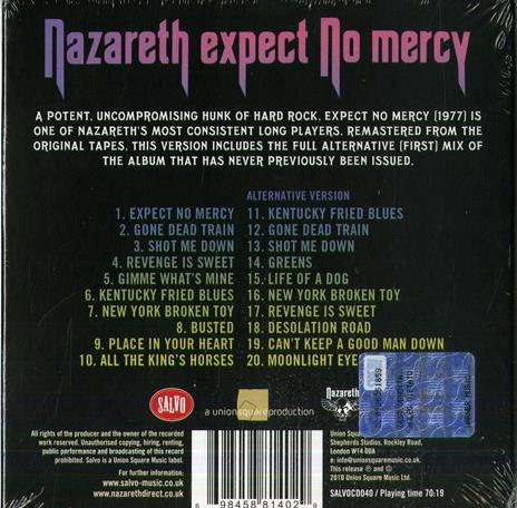 Expect No Mercy - CD Audio di Nazareth - 2