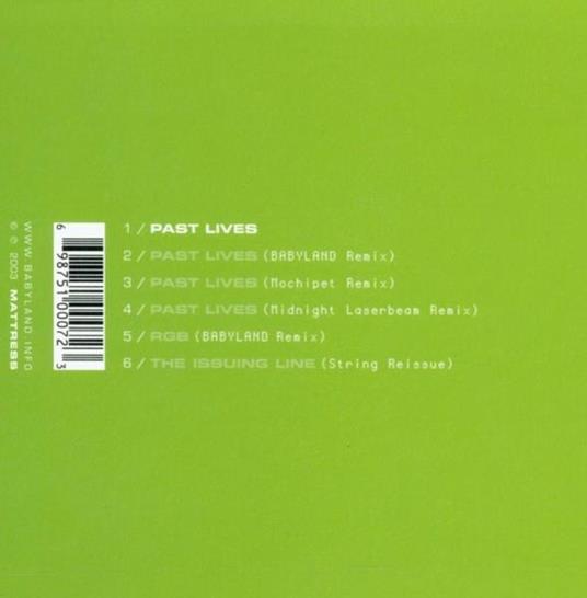 Past Lives Ep - CD Audio Singolo di Babyland - 2