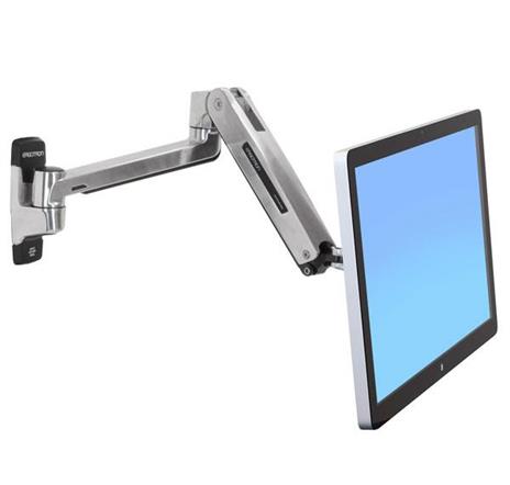 Ergotron LX HD Sit-Stand 46" Argento supporto da parete per tv a schermo piatto