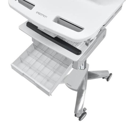 Ergotron StyleView Carrello multimediale Alluminio, Grigio, Bianco Pannello piatto - 2