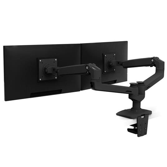 Ergotron LX Series 45-245-224 supporto da tavolo per Tv a schermo piatto 68,6 cm (27") Morsa/Bullone di ancoraggio Nero