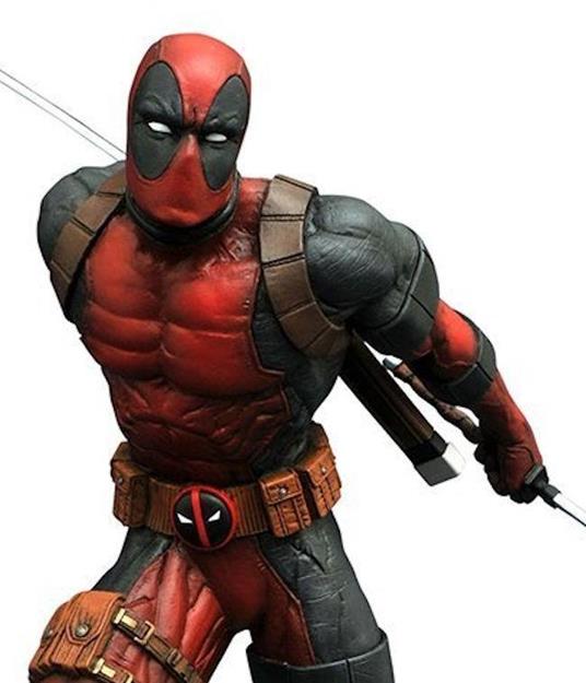 Figure Diamond Toys Marvel Gallery Deadpool Red Pvc Statue - 2