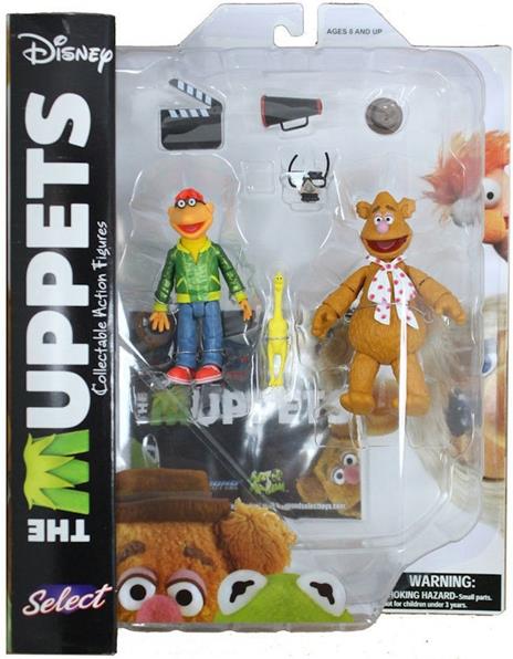 Diamond Select The Muppets Series 1 Fozzie & Scooter Action Figure - 5