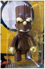 Simpsons Mini Figure Bart Mania Seriesqee Bart Keychain Portachiavi