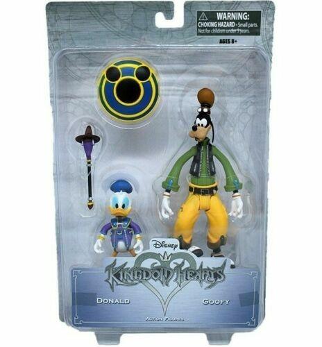 Kingdom Hearts Series 2 Donald & Goofy Action Figures Diamond