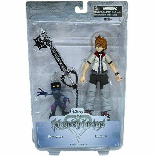 Kingdom Hearts Series 2 Roxas & Soldier Action Figures Diamond