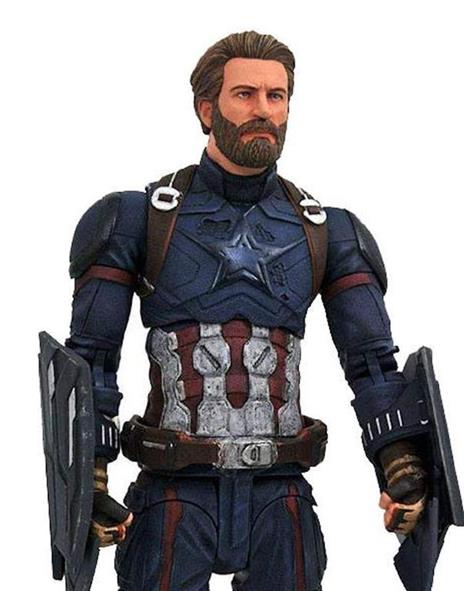 Marvel Select Avengers Infinity War Captain America Action Figure New Nuovo