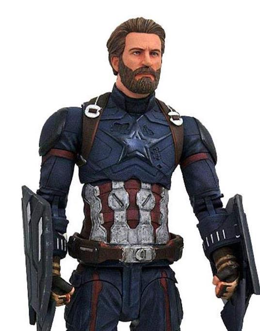 Marvel Select Avengers Infinity War Captain America Action Figure New Nuovo