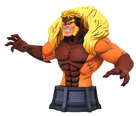Diamond Select 193118 Figurina Marvel Animated Sabretooth, 17 cm, Multicolore, MAR212007 - 2