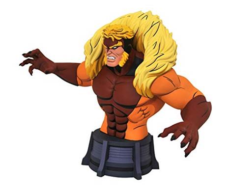 Diamond Select 193118 Figurina Marvel Animated Sabretooth, 17 cm, Multicolore, MAR212007 - 3