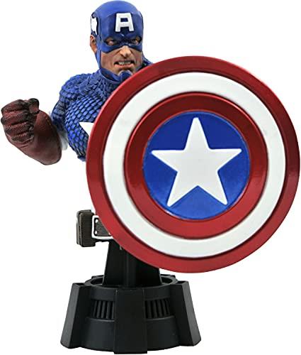 Diamond Select 196684 Figurina Marvel Comic Captain America 1/6, 15 cm, Multicolore, MAY212109