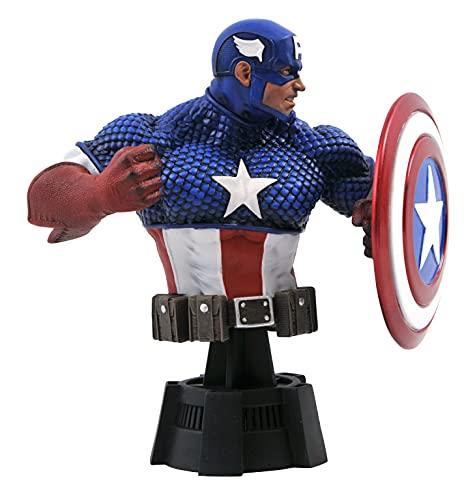 Diamond Select 196684 Figurina Marvel Comic Captain America 1/6, 15 cm, Multicolore, MAY212109 - 2