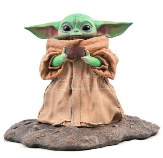 Star Wars The Mandalorian The Bambino Soup Premier Collection Statua 17cm Diamond Select