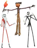 Nightmare before Christmas Action Figures 3-Pack The Jobs of Jack Skellington 18 cm