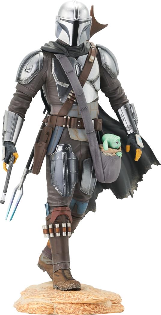 Star Wars The Mandalorian Premier Collection 1/7 The Mandalorian Con The Bambino 25 Cm Gentle Giant