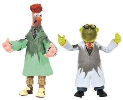 Diamond Select The Muppets Deluxe Bunsen And Beaker Px San Diego Action Figure