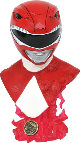 Mmpr 3d Red Ranger 1/2 Busto Busto Diamond Select