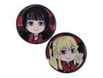 Kakegurui Metal Spilla Badge Yumeko & Mary Getc