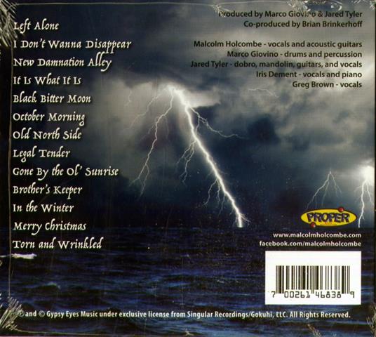 Come Hell or High Water - CD Audio di Malcolm Holcombe - 2