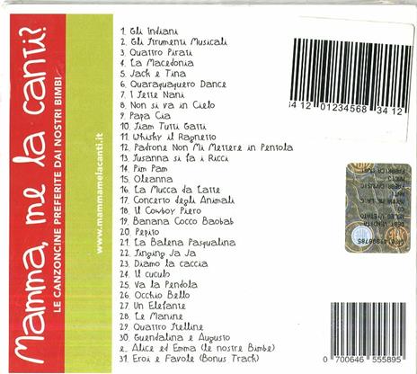 Mamma Me La Canti - CD Audio - 2