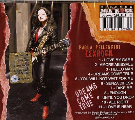 Dreams Come True - CD Audio di Paola Pellegrini Lexrock - 2