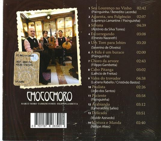 Chocochoro - CD Audio di Filippo Gambetta,Fabrizio Forte,Marco Moro - 2