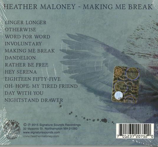 Making Me Break - CD Audio di Heather Maloney - 2