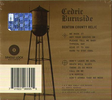 Benton County Relic - CD Audio di Cedric Burnside - 2
