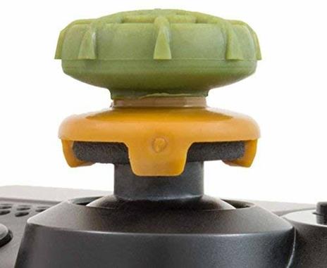 KontrolFreek FPS Freek® SNIPR per PlayStation 4 (PS4) e PlayStation 5 (PS5)  2 Performance Thumbsticks  2 Alti Convessi  Verde - 2