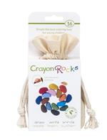 Crayon Rocks 16 pietre colorate in un sacchetto di cotone