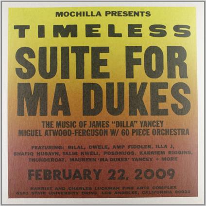 Mochilla presents Timeless. Suite for Ma Dukes - Vinile LP