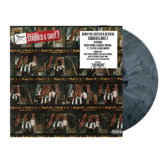 Stabbed & Shot 2 (Black& White Splash Vinyl) - Vinile LP di 38 Spesh
