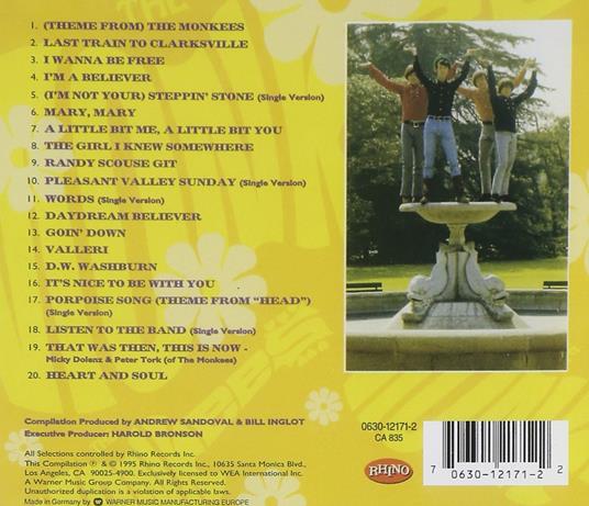 Greatest Hits - CD Audio di Monkees - 2