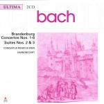 Concerti brandeburghesi n.1, n.2, n.3 - Suites per orchestra n.2, n.3 - CD Audio di Johann Sebastian Bach,Nikolaus Harnoncourt,Concentus Musicus Wien