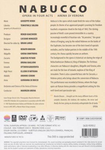 Giuseppe Verdi. Nabucco (DVD) - DVD di Giuseppe Verdi,Renato Bruson,Ghena Dimitrova,Maurizio Arena - 2