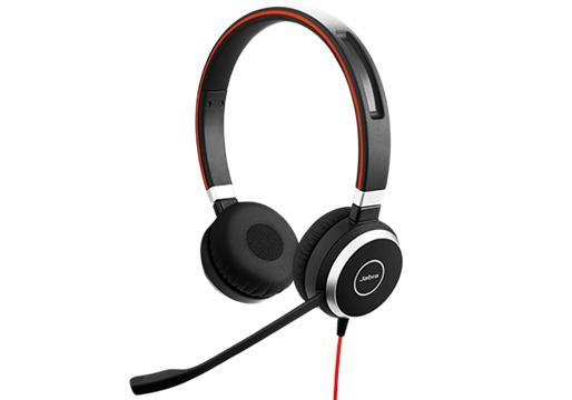 Jabra Evolve 40 MS Stereo Auricolare Cablato A Padiglione Ufficio Nero