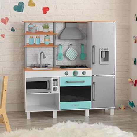 Kidkraft 53421 Gourmet Chef Cucina Giocattolo in Legno, con Macchina del Ghiaccio, per Bambini, Dotata di Sistema di Montaggio EZ Kraft Assembly - 3