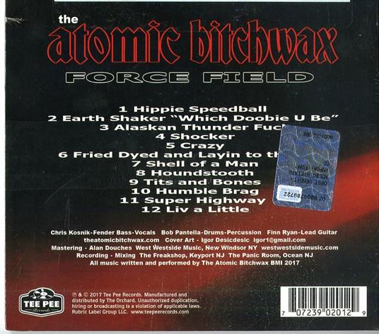 Force Field (Digipack) - CD Audio di Atomic Bitchwax - 2