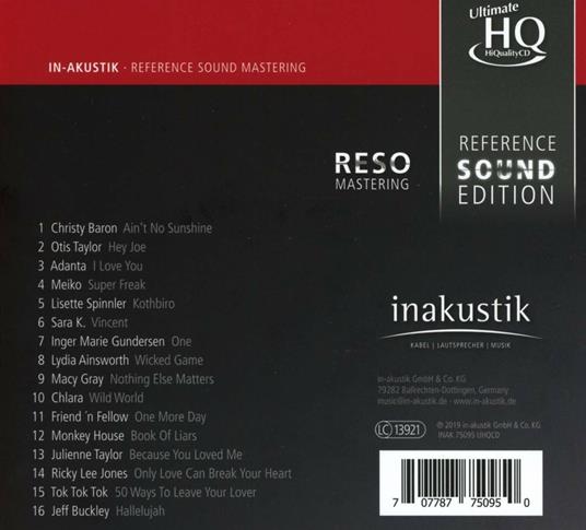 Reference Sound Edition. Great Cover vol.2 (UHQ) - CD Audio - 2