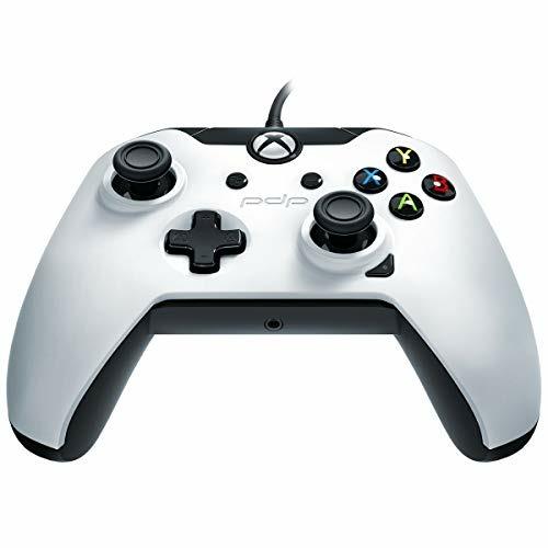 PDP 048-082-NA-WH01 periferica di gioco Gamepad PC,Xbox One,Xbox One S,Xbox One X Analogico/Digitale USB Nero, Bianco