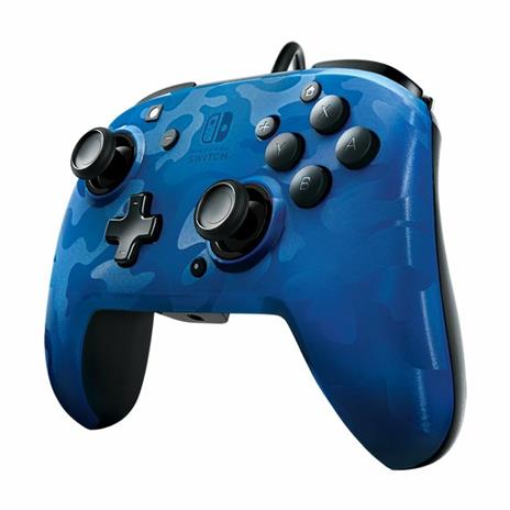 PDP Faceoff Deluxe+ Blu, Mimetico USB Gamepad Analogico/Digitale Nintendo Switch, Nintendo Switch Lite, Nintendo Switch OLED - 3