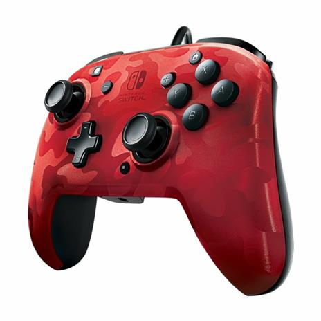 PDP Faceoff Deluxe+ Audio Mimetico, Rosso USB Gamepad Analogico/Digitale Nintendo Switch - 6